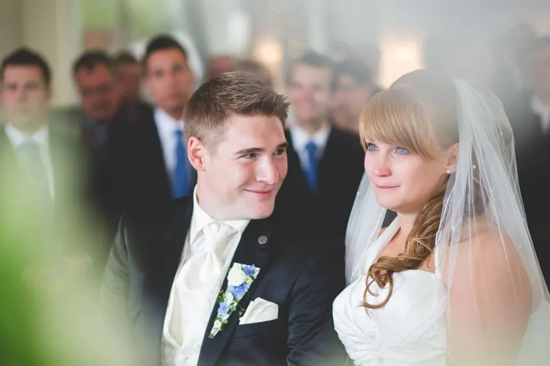 destination germany wedding, bride and groom before the ceremony