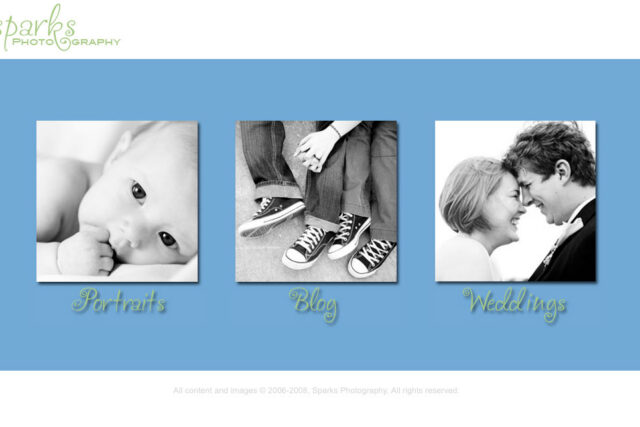 Sparks Photography Weekly Winners graphic with portrait, blog and wedding previews