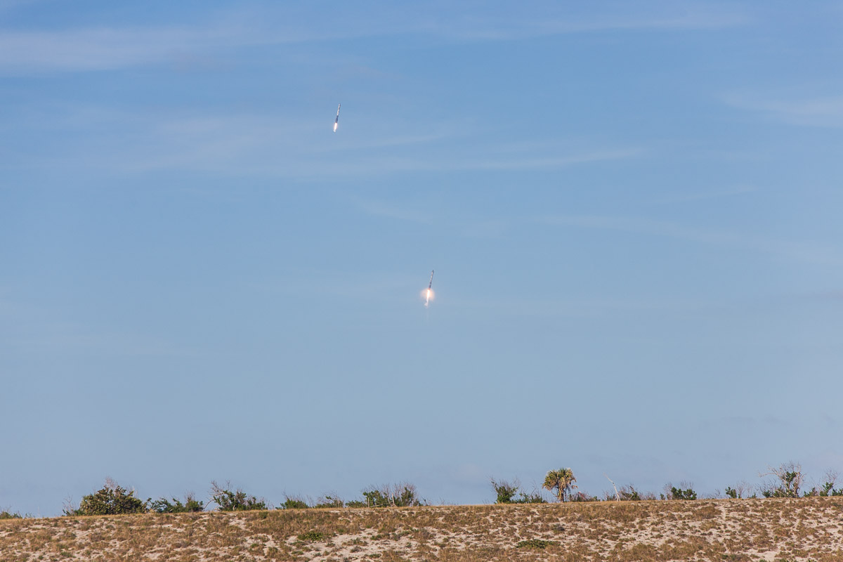 Falcon Heavy recovery