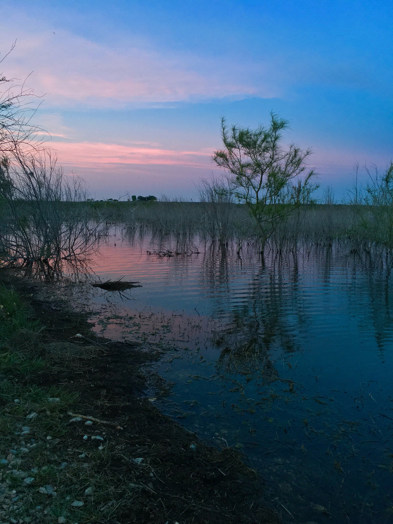 Amistad lake sunset