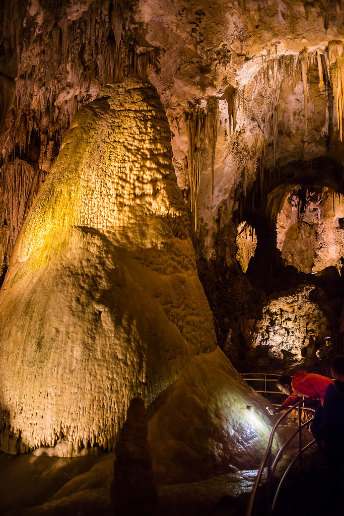 Forming stalagmite