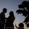 Family portrait silhouette in Fort Smith, Arkansas